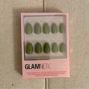 Glamnetic Olive Green Press-On Nails